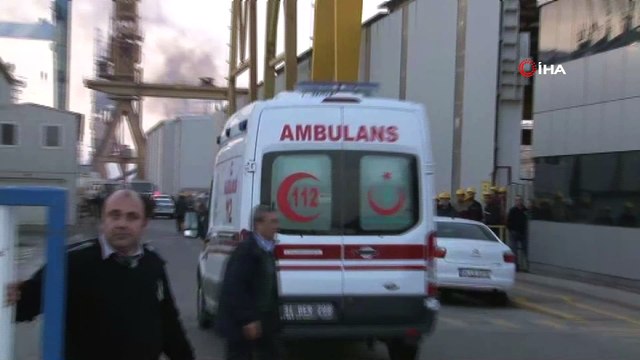 Tuzla Tersaneler bölgesinde patlama