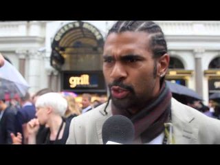 David Haye at the Man of Steel Premiere