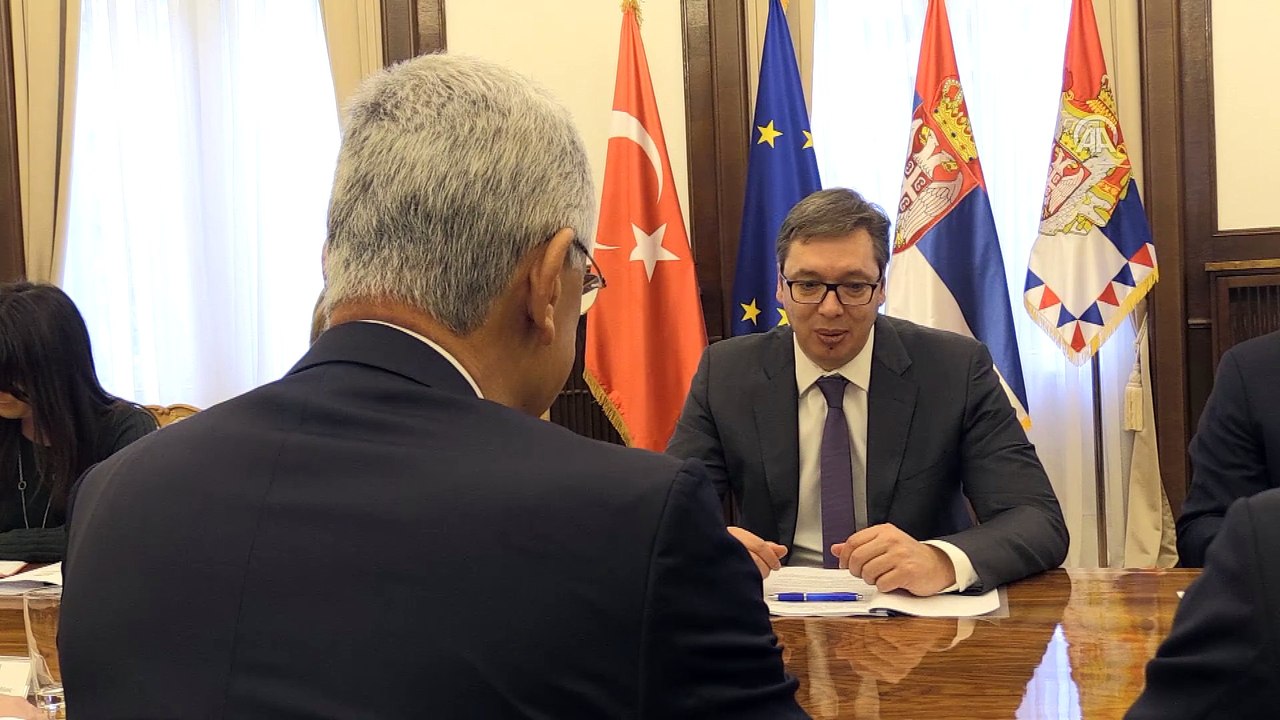Sırbistan Cumhurbaşkanı Vucic TBMM heyetini kabul etti - BELGRAD