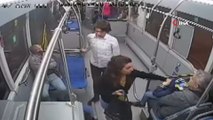 Halk otobüsünde taciz iddiası