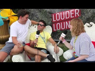 Towie talk about their sexy times at V Festival in the Louder Lounge