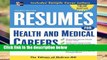 [P.D.F] Resumes for Health and Medical Careers (McGraw-Hill Professional Resumes) [P.D.F]