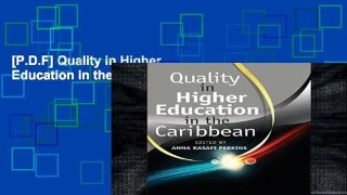 [P.D.F] Quality in Higher Education in the Caribbean [A.U.D.I.O.B.O.O.K]