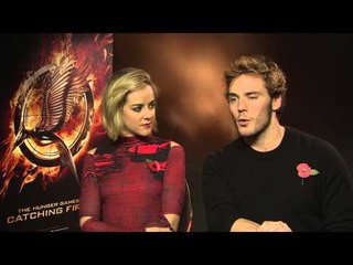 Jena Malone and Sam Claflin Hunger Games