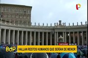 Italia: hallán en un edificio del Vaticano restos humanos