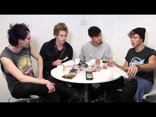 5 Seconds of Summer eat Pickled Onions full version...it didn't go down well