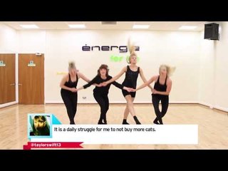 Taylor Swift Dancing Tweets - Heat Twitter Awards 2014