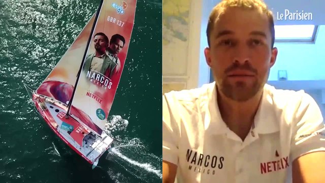 Route du Rhum, un bateau aux couleurs de Narcos la série de Netflix