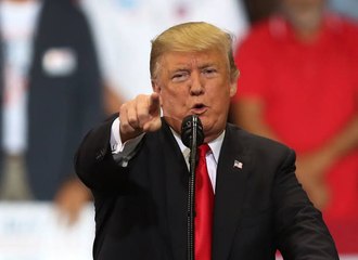 Trump Dismisses Democrats' Chances of a 'Blue Wave'