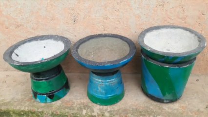 make flower pot at home