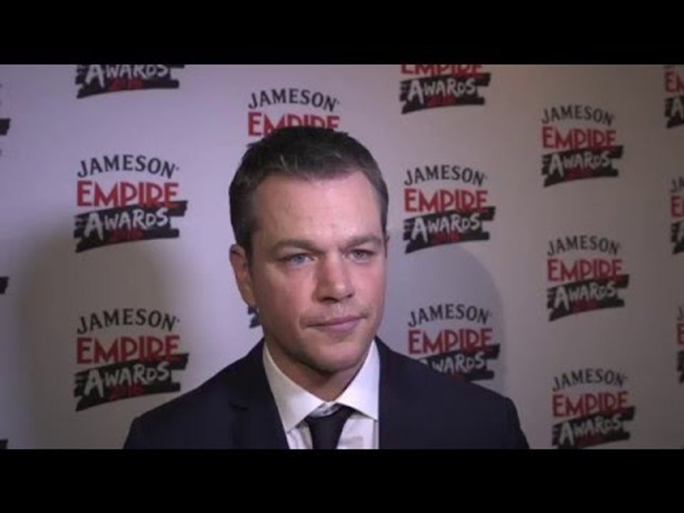 Matt Damon talks Leonardo DiCaprio at the Empire Awards
