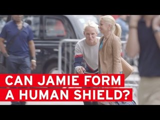 Can Jamie Laing form a human shield? | heat x Nerve
