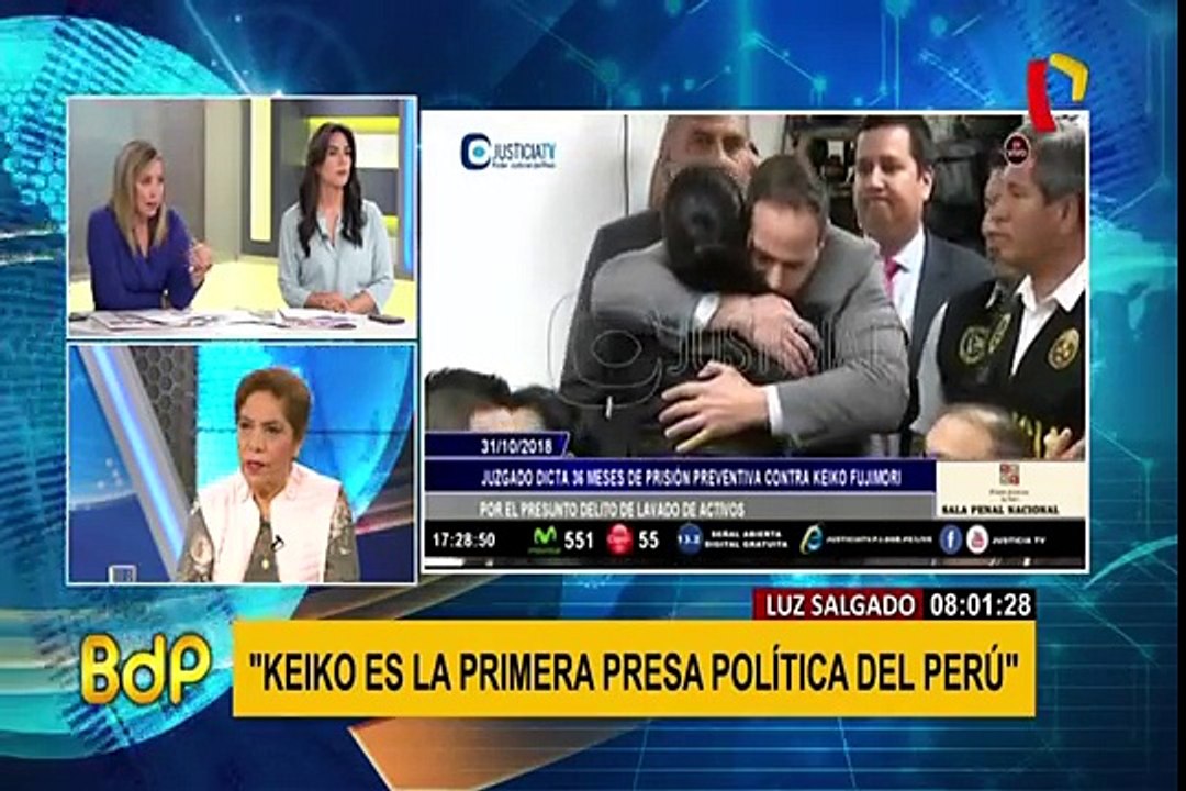 Luz Salgado sobre prisión preventiva: " Se ha determinado una prisión acelerada contra Keiko Fujimori"