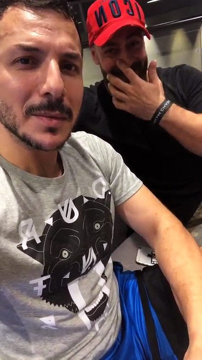 شاهد ما فعله باسل خياط فى أول يوم داخل الجيم