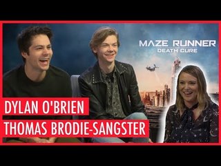 Dylan O'Brien makes reporter blush by interviewing her!