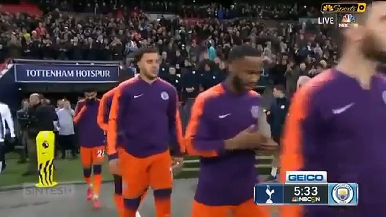 Tottenham vs Man City 0-1- All Goals & Highlights 2018 HD