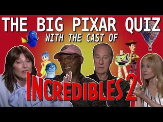 The cast of Incredibles 2 HILARIOUSLY fail our Pixar trivia quiz!