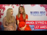 Lily James and Amanda Seyfried on getting compliments from Meryl Streep!