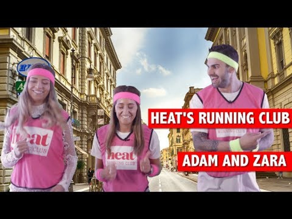 #LoveIsland's Adam & Zara on couplings, engagement, moving out, and freebies! | heat's Running Club!