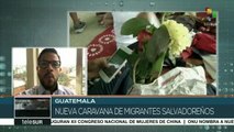 Segunda caravana de salvadoreños casi por llegar a Guatemala