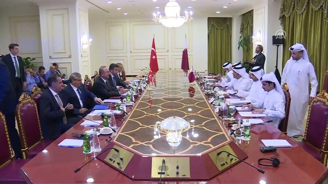 Bakan Çavuşoğlu: 'Katar ile ilişkilerimiz her alanda mükemmel düzeyde' - DOHA