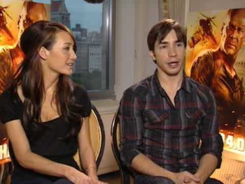 Maggie Q and Justin Long talk Die Hard 4.0 | Empire Magazine