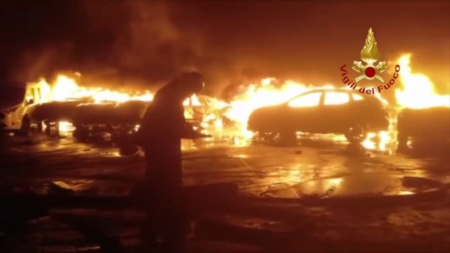Port Flooding Results In Maserati Cars Catching Fire