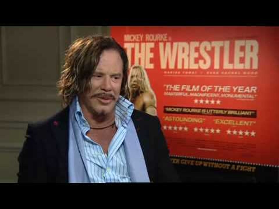 Mickey Rourke discusses Oscar chances