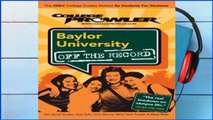 [P.D.F] Baylor University (College Prowler Guide) (College Prowler: Baylor University Off the