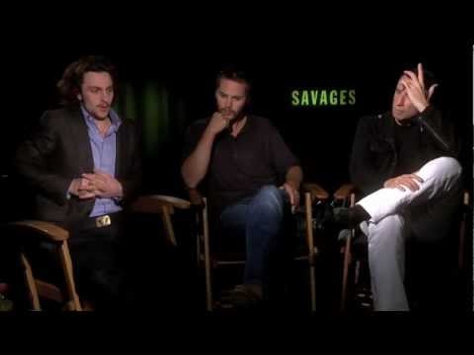 Taylor Kitsch, Aaron Taylor-Johnson and John Travolta Interview -- Savages | Empire Magazine