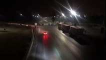 Islamabad Expressway blocked with containers