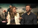 Scarlett Johansson And Chris Evans Try To Name Captain America's Barbershop Quartet
