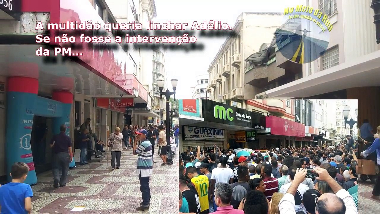 Juiz de fora conheça o centro e o local do atentado contra Jair Bolsonaro.
