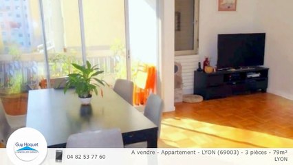 A vendre - Appartement - LYON (69003) - 3 pièces - 79m²