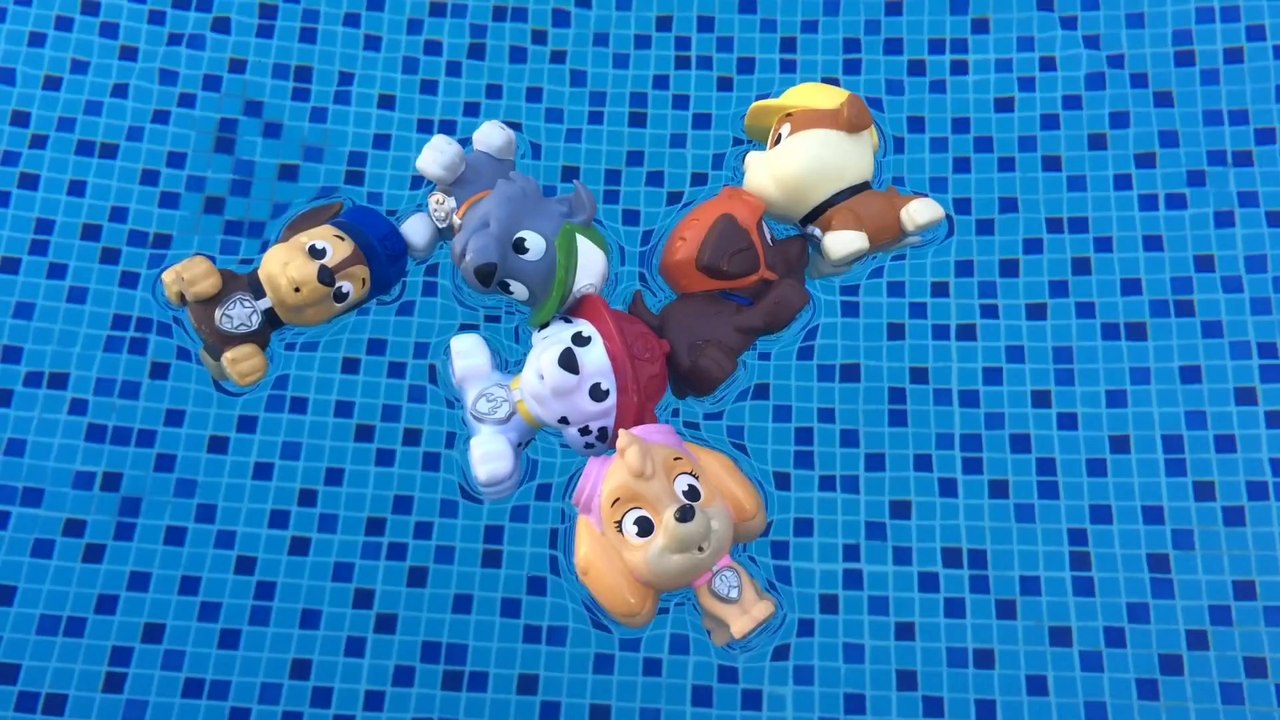 6 Paw Patrol Bath Pup Squirters Toys Nickelodeon - Unboxing Demo Review || Keith's Toy Box