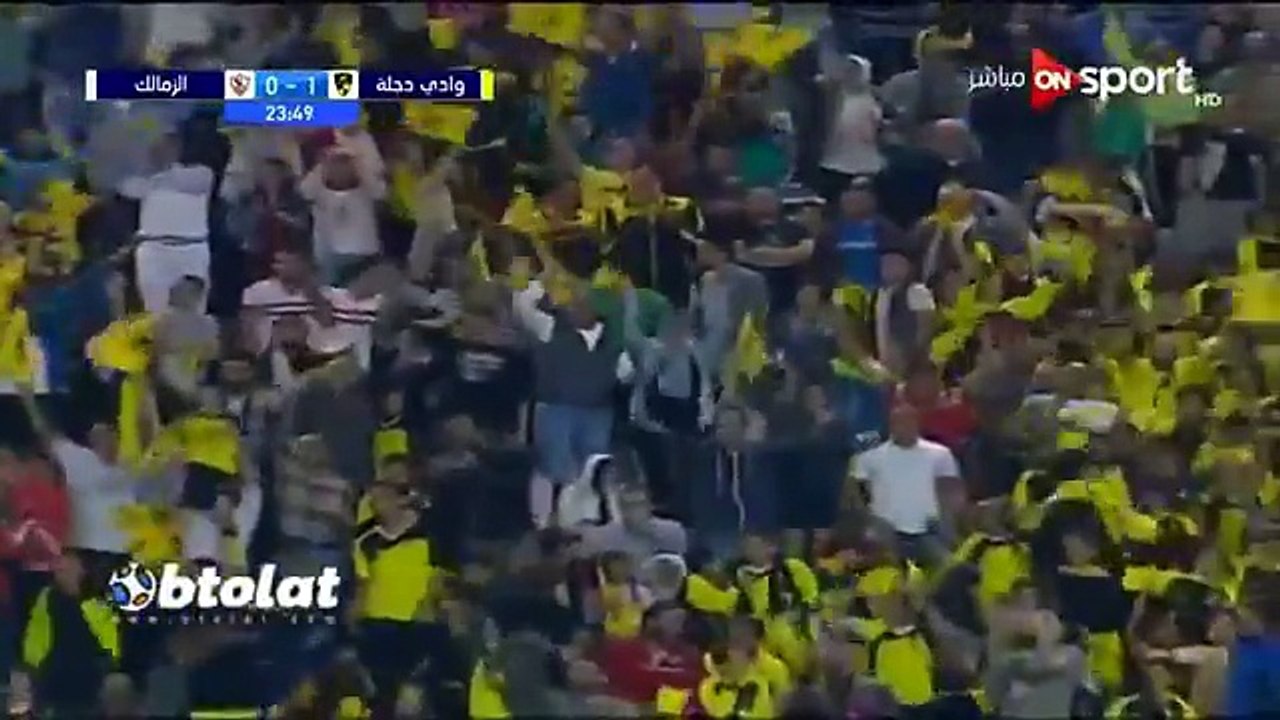 اهداف مباراة الزمالك ووادي دجلة (4-2)ريمونتادا الزمالك الدوري المصرى