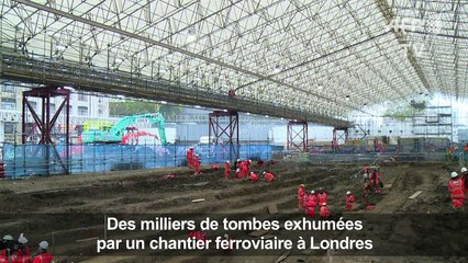 Des milliers de tombes exhumées par un chantier à Londres