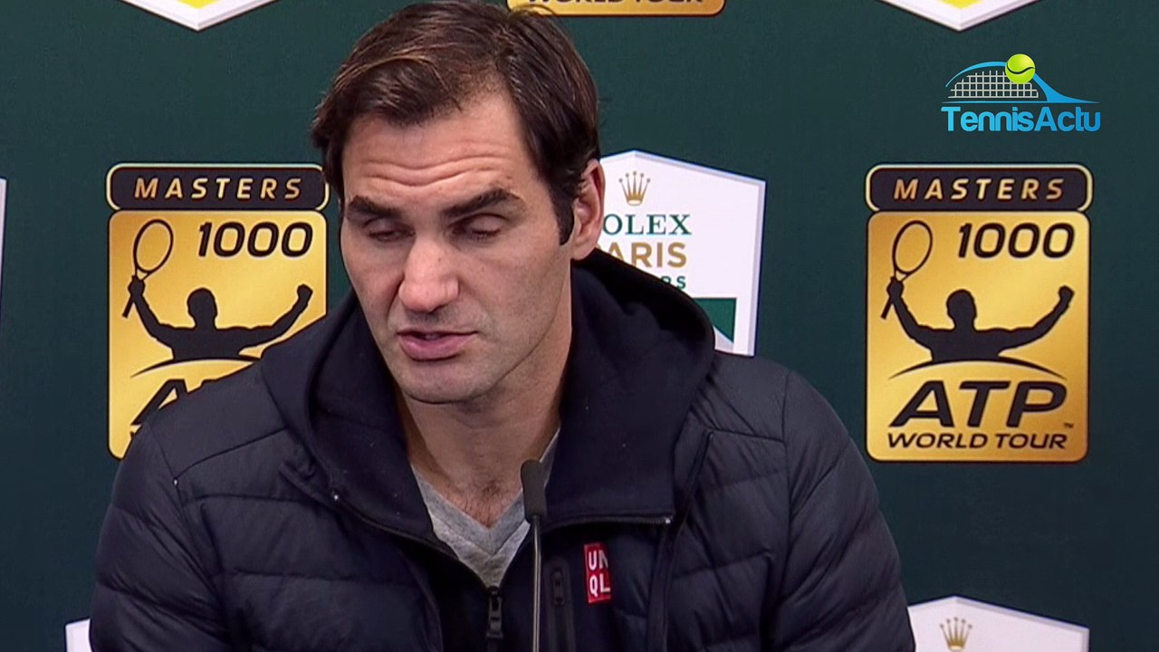 Rolex Paris Masters 2018 - Roger Federer : "Je ne suis pas venu là pour gagner Paris"