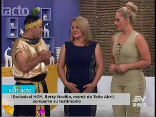 La mamá de Toño Abril dio su testimonio en 'En Contacto'