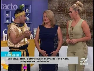 La mamá de Toño Abril abrió su corazón en 'En Contacto'