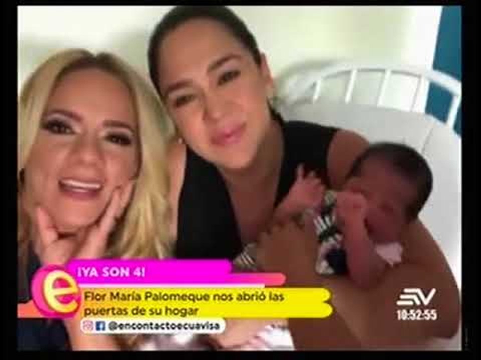 Flor María presenta a su cuarto hijo - En Contacto