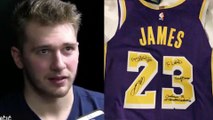 Luka Doncic Gifted LeBron James Jersey After Losing To Lakers