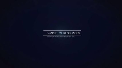 s1mple vs. Renegades - DreamHack Masters Las Vegas 2017
