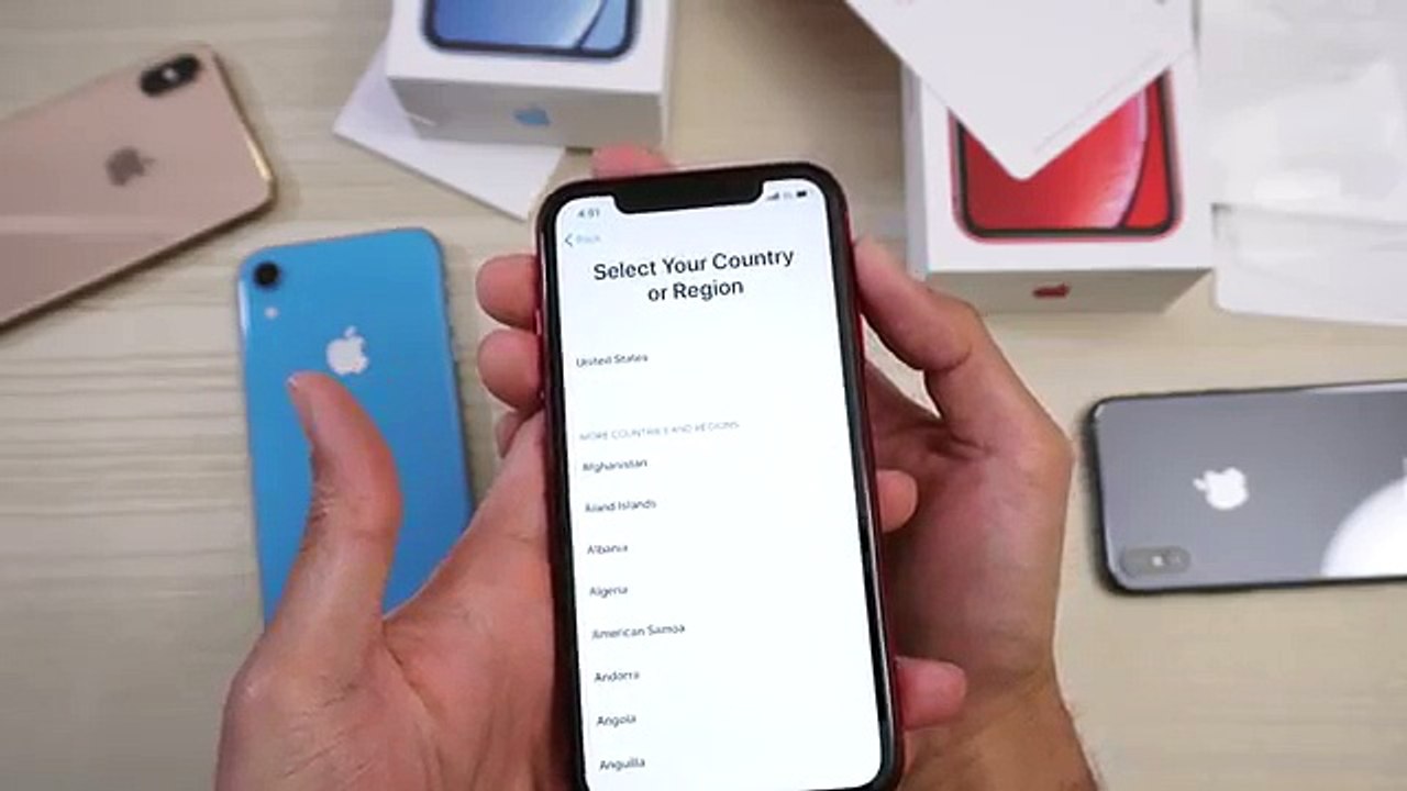 IPhone XR Unboxing product Red And blue - video Dailymotion