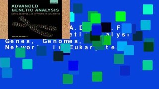 D.O.W.N.L.O.A.D [P.D.F] Advanced Genetic Analysis: Genes, Genomes, and Networks in Eukaryotes