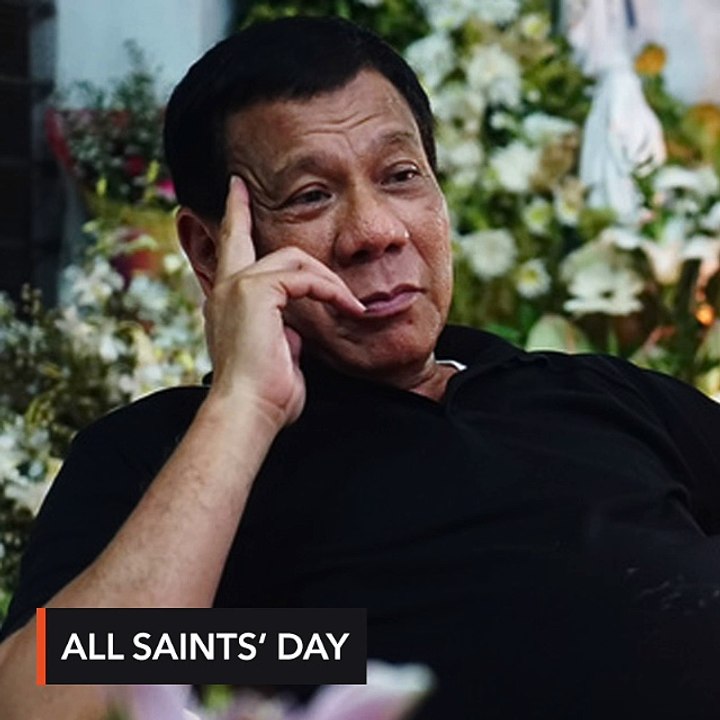 On All Saints' Day, Duterte calls saints 'gago, drunkards'