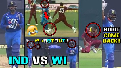 Download Video: India Vs West Indies 2018, 5th ODI : Virat Kohli And Rohit Sharma Funny Moment | Oneindia Telugu