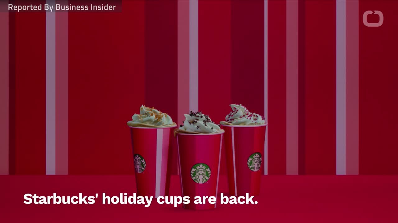 Starbucks' Revamped Red Cups Are Back, Despite Past Scandals