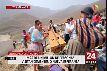 Villa María del Triunfo: más de un millón de personas visitaron cementerio Nueva Esperanza