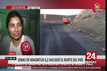 Sismo de 6.2 sacudió norte de Chile
